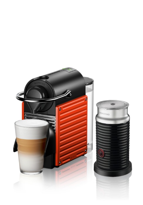 Nespresso Essenza Mini with Aeroccino Black 600ml D30