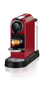 Nespresso Krups Machine à Café Inissia Rouge Cafetière Espresso à Dosettes  YY1531FD