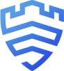 icon of a shield icon providing data security.