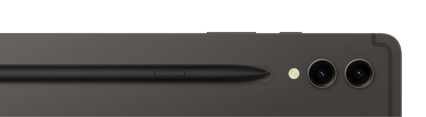Close up image of the tab s9 ultra rear cameras